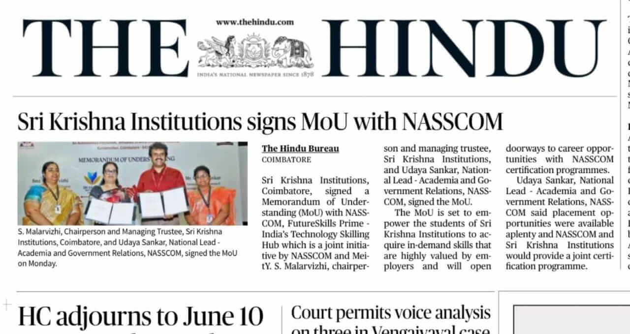 MoU with NASSCOM — photograph 3 of 10