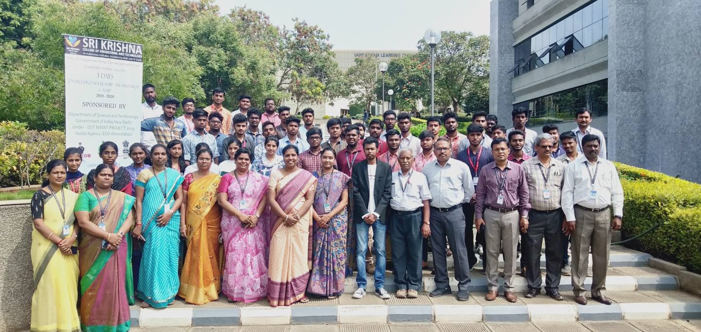 Entrepreneurship Development Cell team at SKCET